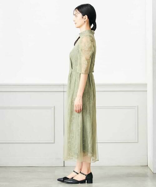 a.v.v / アー・ヴェ・ヴェ ドレス | チュールレイヤードウエスト切り替えレースワンピース | 詳細6