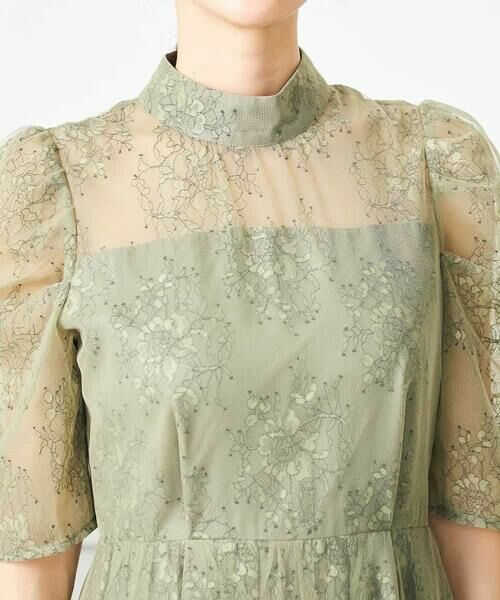 a.v.v / アー・ヴェ・ヴェ ドレス | チュールレイヤードウエスト切り替えレースワンピース | 詳細8