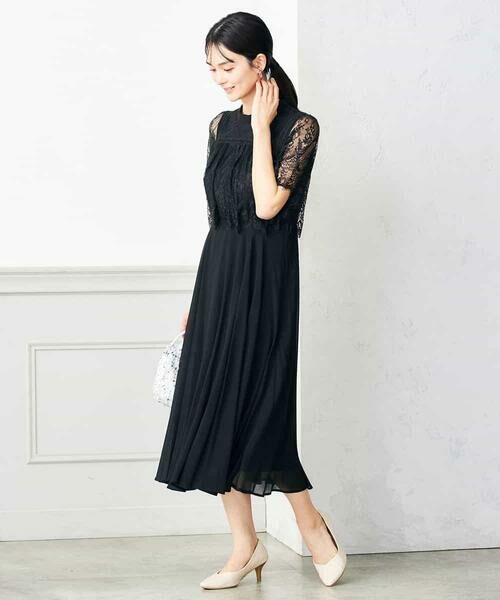 a.v.v / アー・ヴェ・ヴェ ドレス | レースドッキングワンピース | 詳細8