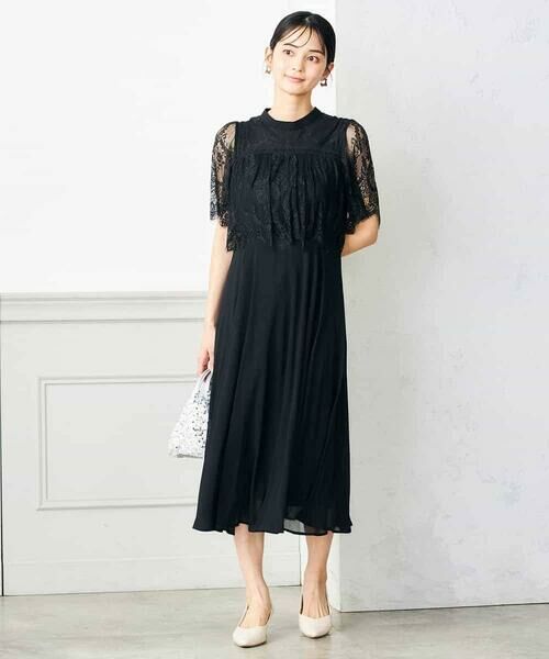 a.v.v / アー・ヴェ・ヴェ ドレス | レースドッキングワンピース | 詳細9