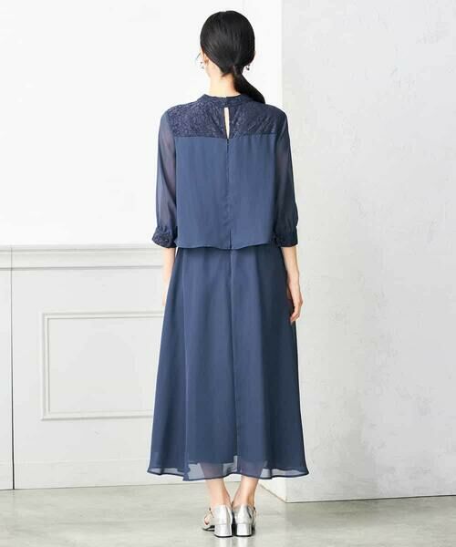 a.v.v / アー・ヴェ・ヴェ ドレス | レースドッキングシフォンワンピース | 詳細5