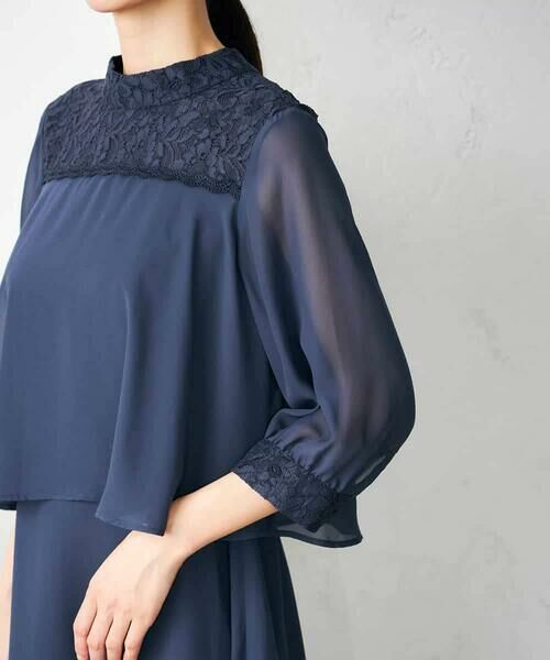 a.v.v / アー・ヴェ・ヴェ ドレス | レースドッキングシフォンワンピース | 詳細7