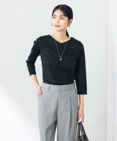 a.v.v / アー・ヴェ・ヴェ カットソー | VネックスムースTシャツ