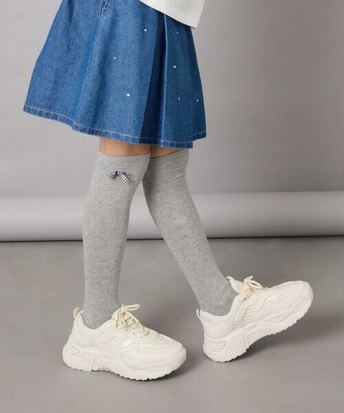 a.v.v / アー・ヴェ・ヴェ その他小物 | [KIDS]リボンニーハイソックス | 詳細1