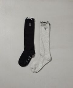 a.v.v / アー・ヴェ・ヴェ その他小物 | [KIDS]ワンポイント刺繍ハイソックス