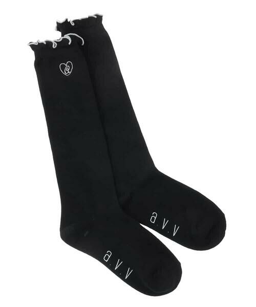 a.v.v / アー・ヴェ・ヴェ その他小物 | [KIDS]ワンポイント刺繍ハイソックス | 詳細17