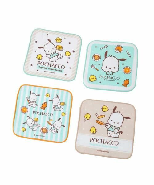 a.v.v / アー・ヴェ・ヴェ チャーム | [KIDS]【ポチャッコ】４点セットミニハンドタオル | 詳細1