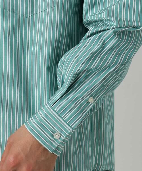 a.v.v / アー・ヴェ・ヴェ シャツ・ブラウス | 【イージーケア】カラーストライプワイドシルエットシャツ | 詳細10