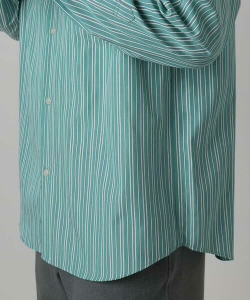 a.v.v / アー・ヴェ・ヴェ シャツ・ブラウス | 【イージーケア】カラーストライプワイドシルエットシャツ | 詳細11