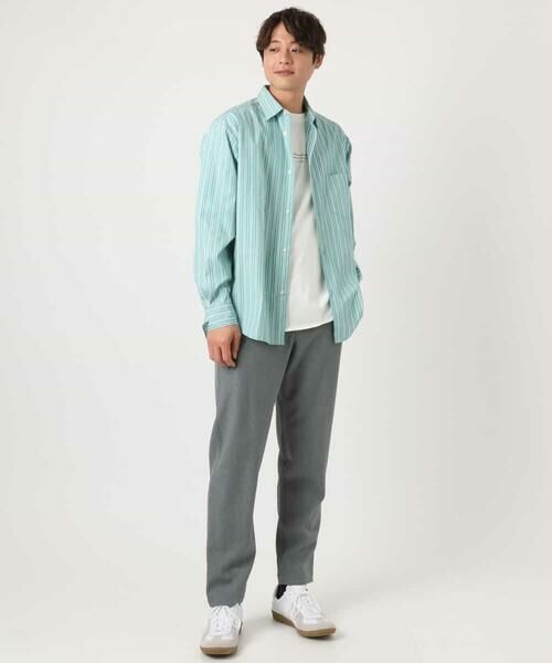 a.v.v / アー・ヴェ・ヴェ シャツ・ブラウス | 【イージーケア】カラーストライプワイドシルエットシャツ | 詳細16