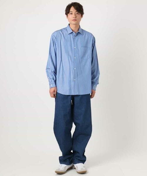 a.v.v / アー・ヴェ・ヴェ シャツ・ブラウス | 【イージーケア】カラーストライプワイドシルエットシャツ | 詳細20