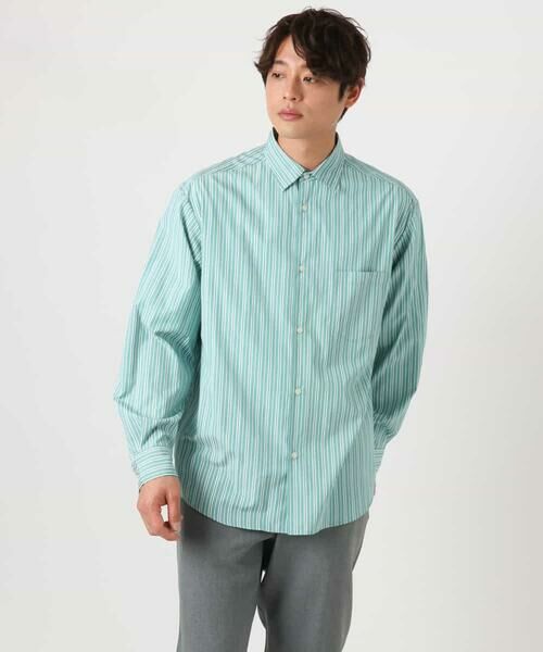 a.v.v / アー・ヴェ・ヴェ シャツ・ブラウス | 【イージーケア】カラーストライプワイドシルエットシャツ | 詳細6