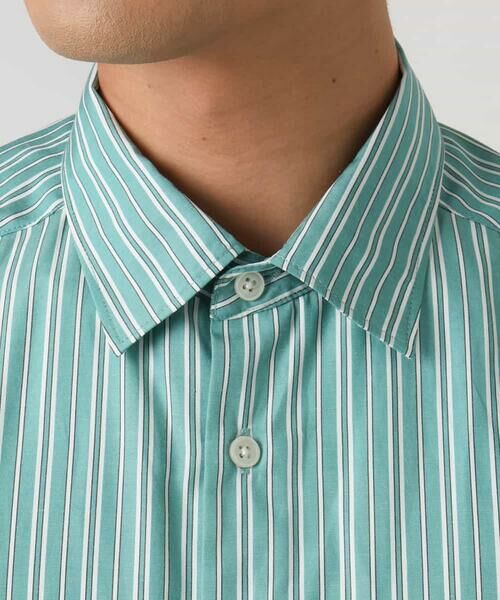 a.v.v / アー・ヴェ・ヴェ シャツ・ブラウス | 【イージーケア】カラーストライプワイドシルエットシャツ | 詳細9