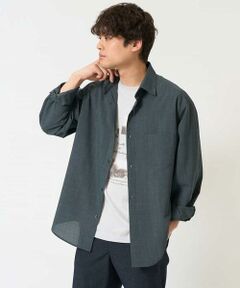 a.v.v / アー・ヴェ・ヴェ シャツ・ブラウス | 【接触冷感/イージーケア】ワイドシルエットシャツ【春リライト2】