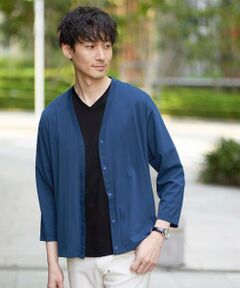 a.v.v / アー・ヴェ・ヴェ カーディガン・ボレロ | 【接触冷感】さらさらタッチVネックカーディガン