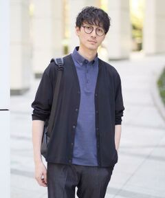 a.v.v / アー・ヴェ・ヴェ カーディガン・ボレロ | 【接触冷感】さらさらタッチVネックカーディガン