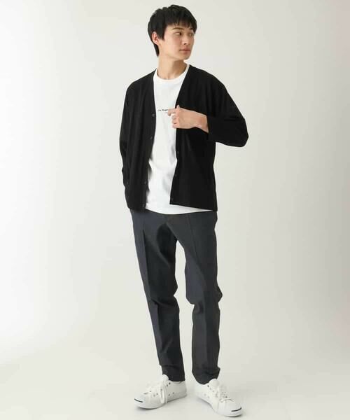 a.v.v / アー・ヴェ・ヴェ カーディガン・ボレロ | 【接触冷感】さらさらタッチVネックカーディガン | 詳細14