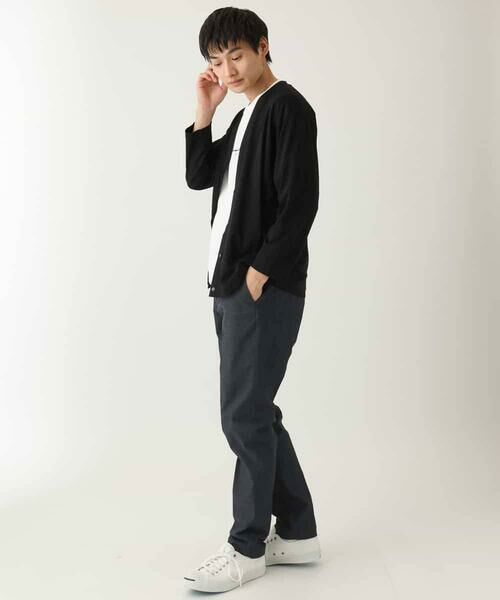 a.v.v / アー・ヴェ・ヴェ カーディガン・ボレロ | 【接触冷感】さらさらタッチVネックカーディガン | 詳細15