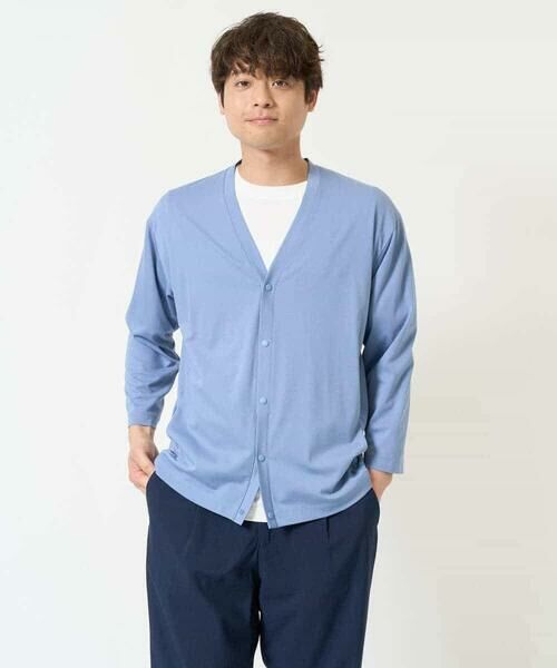 a.v.v / アー・ヴェ・ヴェ カーディガン・ボレロ | 【接触冷感】さらさらタッチVネックカーディガン | 詳細18