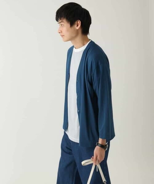 a.v.v / アー・ヴェ・ヴェ カーディガン・ボレロ | 【接触冷感】さらさらタッチVネックカーディガン | 詳細21