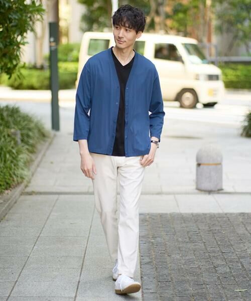 a.v.v / アー・ヴェ・ヴェ カーディガン・ボレロ | 【接触冷感】さらさらタッチVネックカーディガン | 詳細8