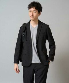 a.v.v / アー・ヴェ・ヴェ テーラードジャケット | 【イージーケア/ストレッチ】スマートシャンブレーテーラードジャケット(セットアップ可)