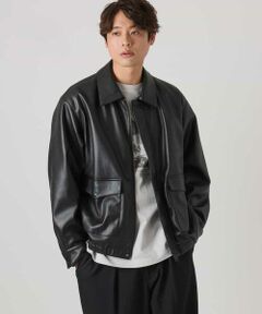 a.v.v / アー・ヴェ・ヴェ その他アウター | 【洗濯機で洗える】フェイクレザーブルゾン