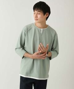 a.v.v / アー・ヴェ・ヴェ カットソー | 【イージーケア/接触冷感】梨地フェイクレイヤードカットソー