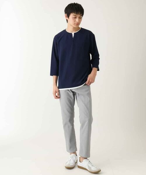 a.v.v / アー・ヴェ・ヴェ カットソー | 【イージーケア/接触冷感】梨地フェイクレイヤードカットソー | 詳細16