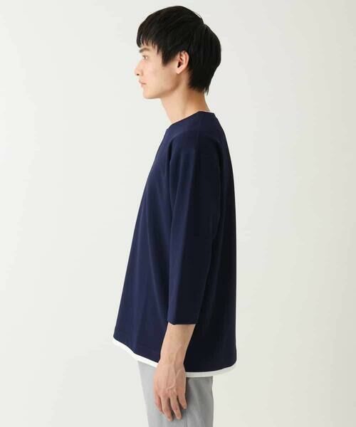 a.v.v / アー・ヴェ・ヴェ カットソー | 【イージーケア/接触冷感】梨地フェイクレイヤードカットソー | 詳細5