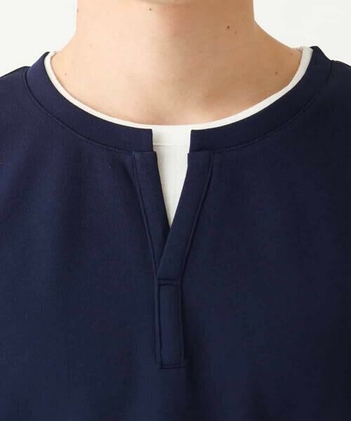 a.v.v / アー・ヴェ・ヴェ カットソー | 【イージーケア/接触冷感】梨地フェイクレイヤードカットソー | 詳細7