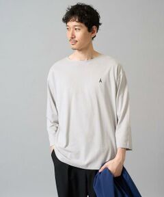 a.v.v / アー・ヴェ・ヴェ カットソー | 【毛玉になりにくい】エッフェル塔刺繍ボートネックカットソー