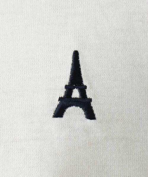 a.v.v / アー・ヴェ・ヴェ カットソー | 【毛玉になりにくい】エッフェル塔刺繍ボートネックカットソー | 詳細29