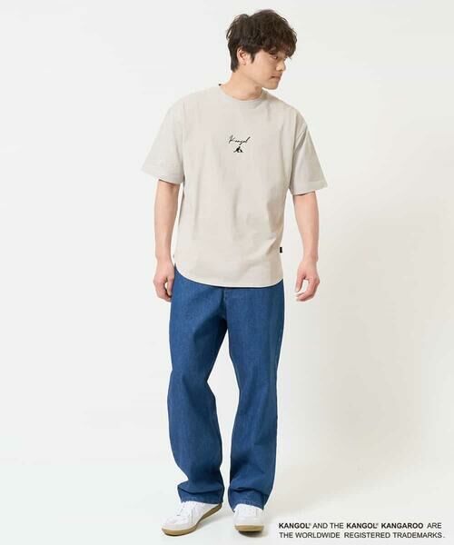 a.v.v / アー・ヴェ・ヴェ カットソー | 【接触冷感/コラボ】KANGOLスクエアプリントロングシルエットカットソー | 詳細10