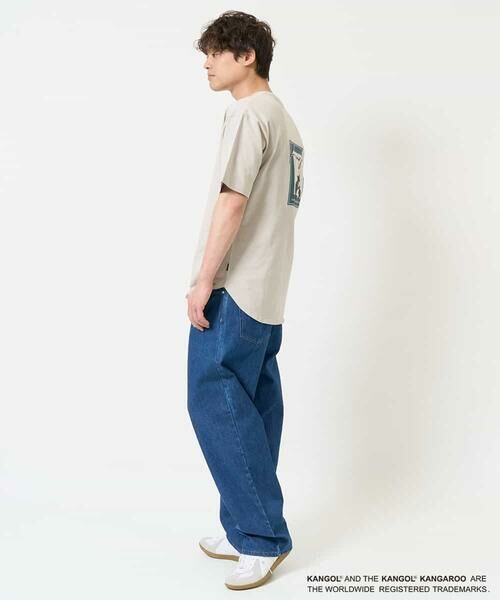 a.v.v / アー・ヴェ・ヴェ カットソー | 【接触冷感/コラボ】KANGOLスクエアプリントロングシルエットカットソー | 詳細11