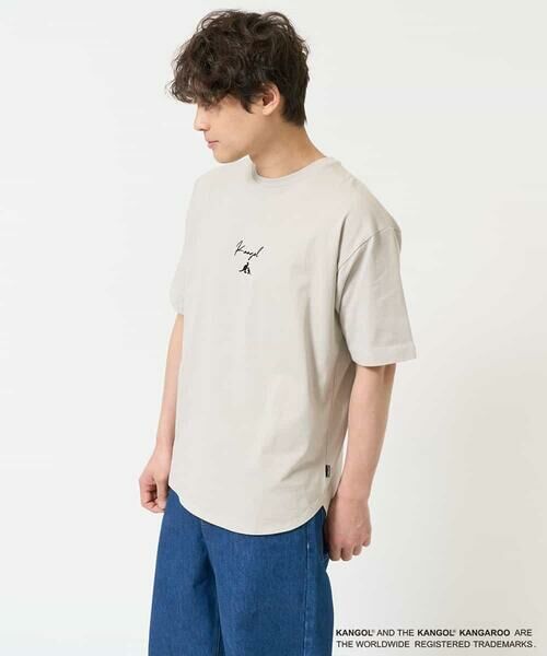 a.v.v / アー・ヴェ・ヴェ カットソー | 【接触冷感/コラボ】KANGOLスクエアプリントロングシルエットカットソー | 詳細16