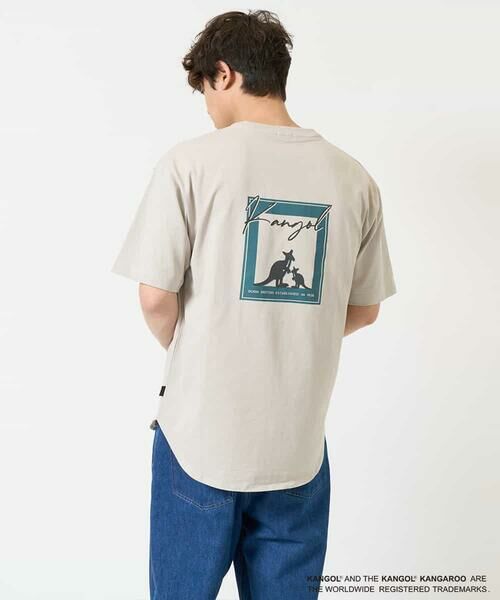 a.v.v / アー・ヴェ・ヴェ カットソー | 【接触冷感/コラボ】KANGOLスクエアプリントロングシルエットカットソー | 詳細17