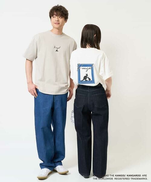 a.v.v / アー・ヴェ・ヴェ カットソー | 【接触冷感/コラボ】KANGOLスクエアプリントロングシルエットカットソー | 詳細4
