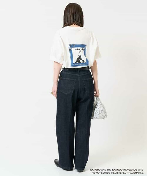 a.v.v / アー・ヴェ・ヴェ カットソー | 【接触冷感/コラボ】KANGOLスクエアプリントロングシルエットカットソー | 詳細8