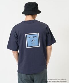 a.v.v / アー・ヴェ・ヴェ カットソー | 【接触冷感/コラボ】KANGOLスクエアプリントワイドシルエットカットソー