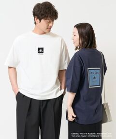 a.v.v / アー・ヴェ・ヴェ カットソー | 【接触冷感/コラボ】KANGOLスクエアプリントワイドシルエットカットソー