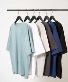 a.v.v / アー・ヴェ・ヴェ カットソー | 【接触冷感/UVカット/毛玉になりにくい】シルケットスムースワイドシルエットカットソー