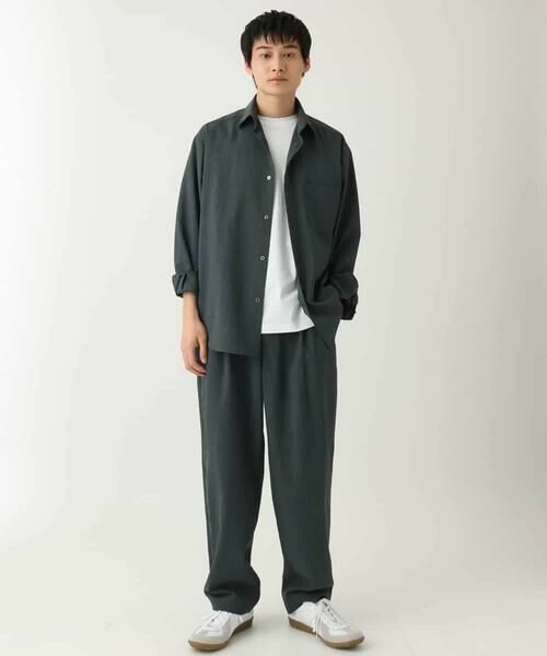 a.v.v / アー・ヴェ・ヴェ チノ・ワークパンツ | 【接触冷感/イージーケア】ドライタッチワンタックワイドイージースラックス【春リライト2】 | 詳細16