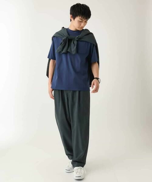 a.v.v / アー・ヴェ・ヴェ チノ・ワークパンツ | 【接触冷感/イージーケア】ドライタッチワンタックワイドイージースラックス【春リライト2】 | 詳細19