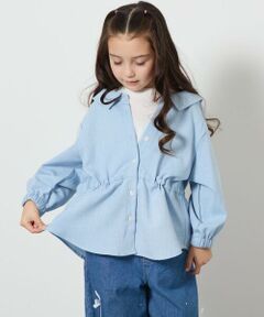 a.v.v / アー・ヴェ・ヴェ シャツ・ブラウス | [140-150]シャツレイヤードトップス