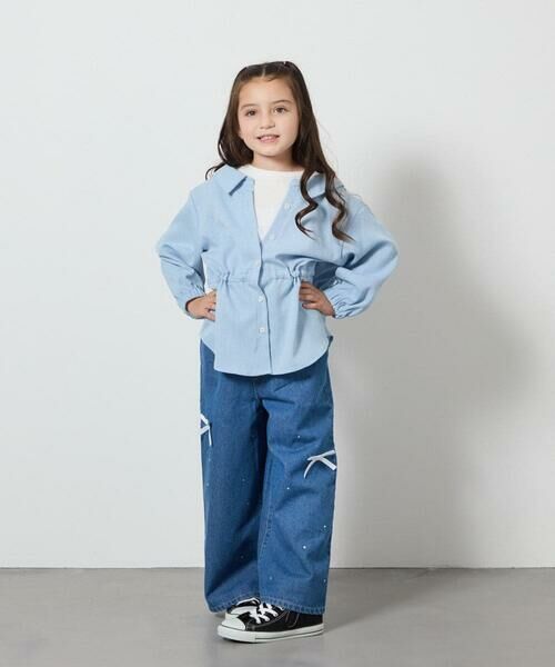 a.v.v / アー・ヴェ・ヴェ シャツ・ブラウス | [140-150]シャツレイヤードトップス | 詳細5