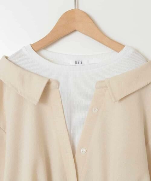 a.v.v / アー・ヴェ・ヴェ シャツ・ブラウス | [140-150]シャツレイヤードトップス | 詳細24