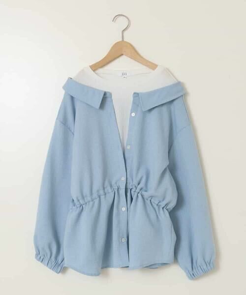 a.v.v / アー・ヴェ・ヴェ シャツ・ブラウス | [160]シャツレイヤードトップス | 詳細1