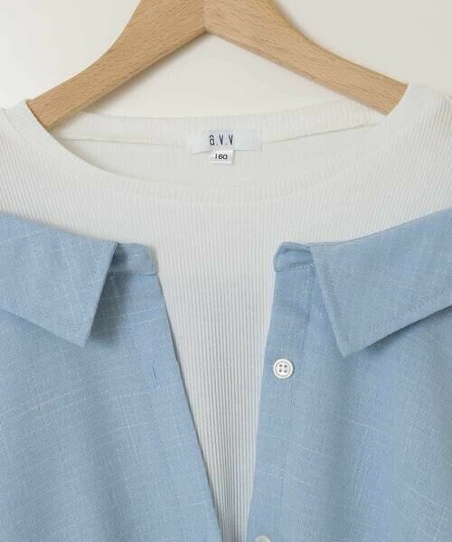 a.v.v / アー・ヴェ・ヴェ シャツ・ブラウス | [160]シャツレイヤードトップス | 詳細3