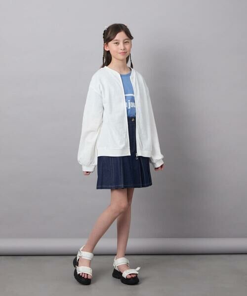 a.v.v / アー・ヴェ・ヴェ カーディガン・ボレロ | [120-130]【UVカット】ボーダージャカードカーディガン | 詳細18